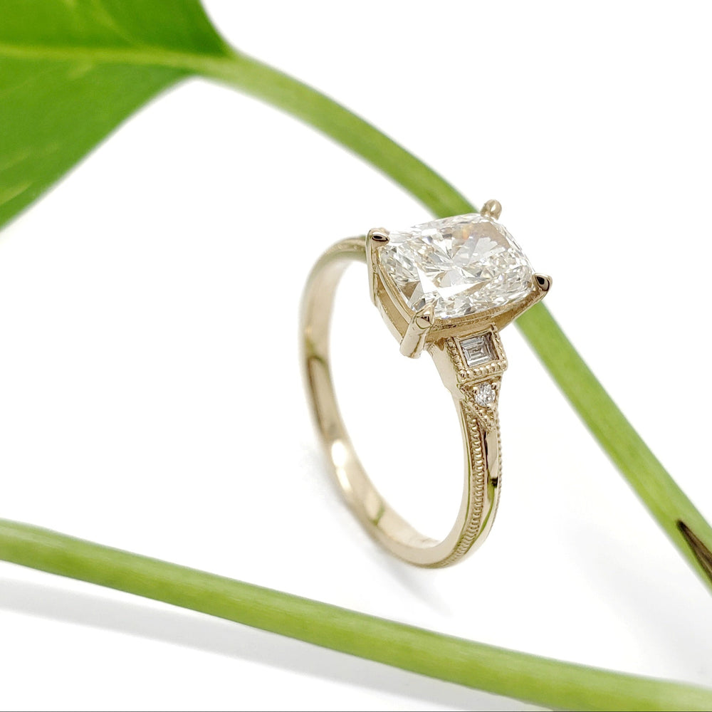 Lab Grown Diamond Engagement Ring | Era Design Vancouver Canada