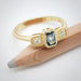 Yellow Nerida Diamond and Sapphire Engagement Ring - Era Design Vancouver