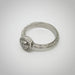 Circ Diamond and Sapphire Engagement Ring - Era Design Vancouver