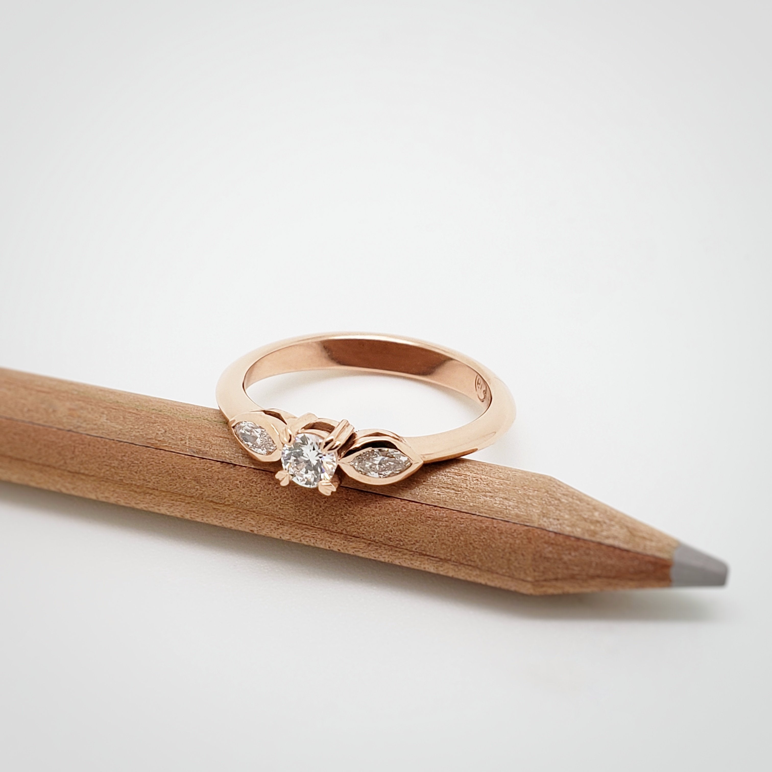 Petale Diamond Engagement Ring - Era Design Vancouver