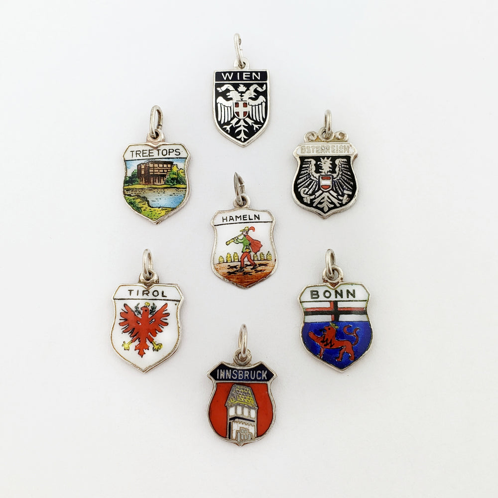 Vintage Crest Pendant Necklace | Era Design Vancouver Canada