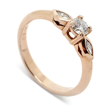 Petale Diamond Engagement Ring - Era Design Vancouver