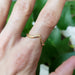 Yellow Gold Chevron Wedding Ring | Era Design Vancouver Canada
