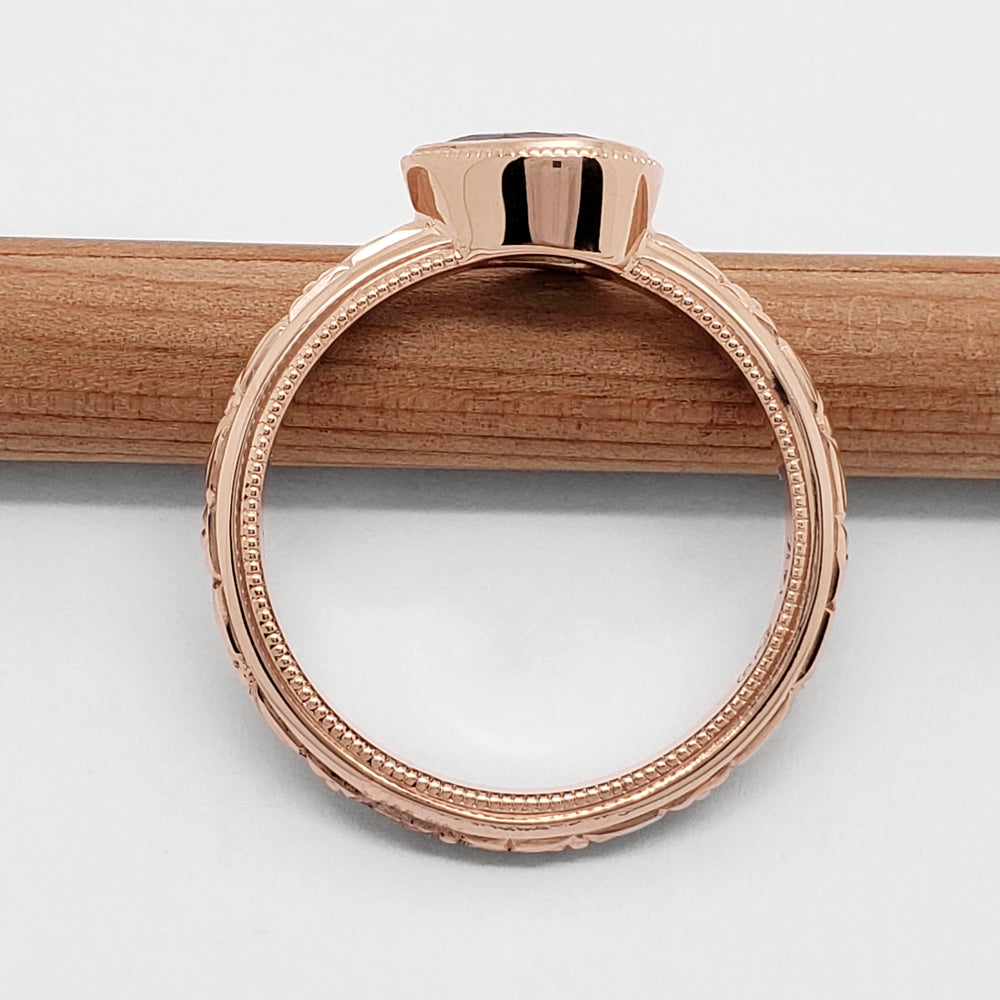 Pear Sapphire Engagement Ring | Era Design Vancouver Canada