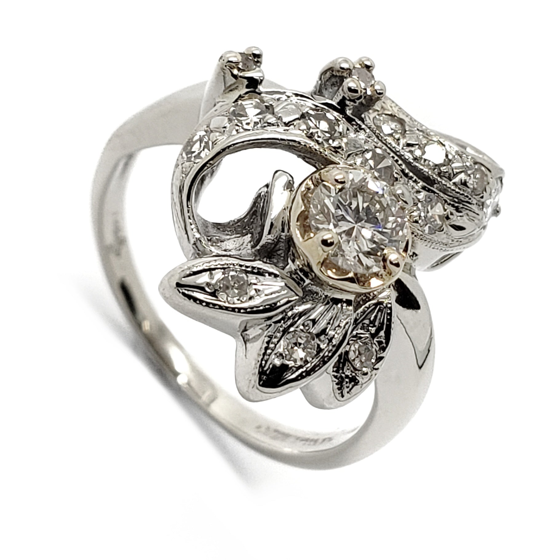 Vintage Diamond Cocktail Ring | Era Design Vancouver Canada
