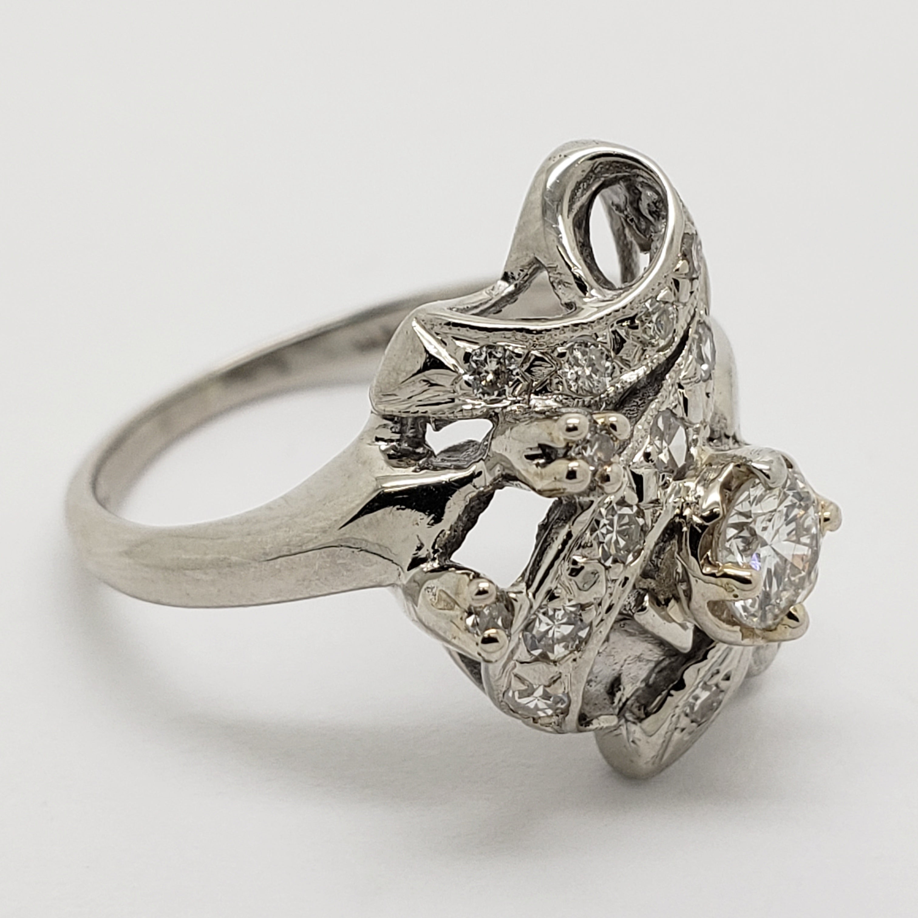 Vintage Diamond Cocktail Ring | Era Design Vancouver Canada