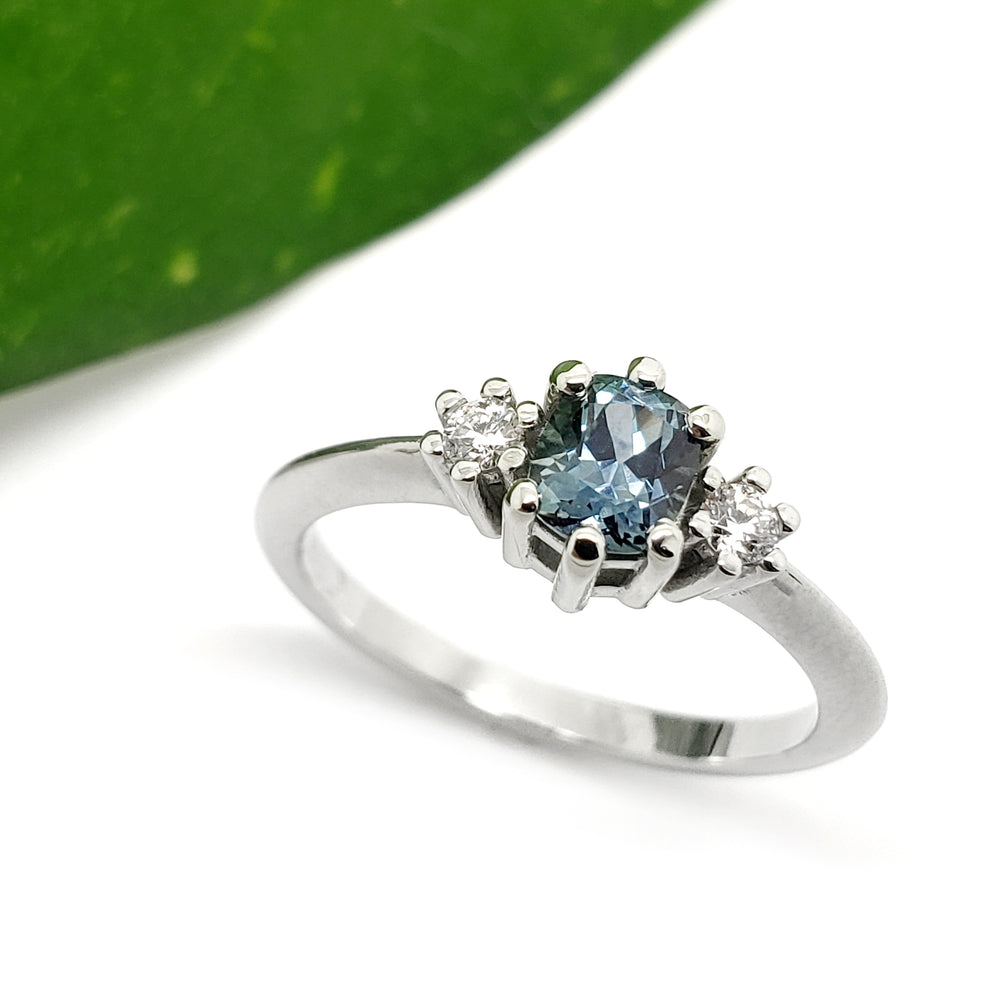 Montana Sapphire Engagement Ring | Era Design Vancouver Canada