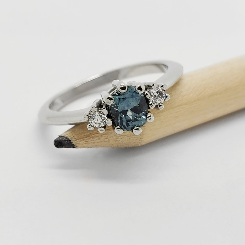 Montana Sapphire Engagement Ring | Era Design Vancouver Canada