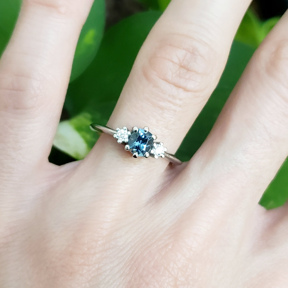 Montana Sapphire Engagement Ring | Era Design Vancouver Canada