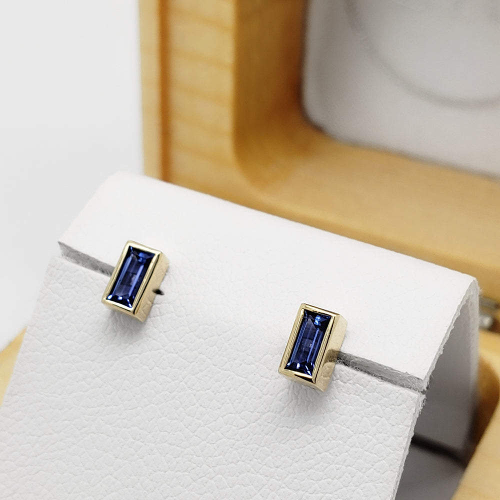 Blue Sapphire Earrings | Era Design Vancouver Canada