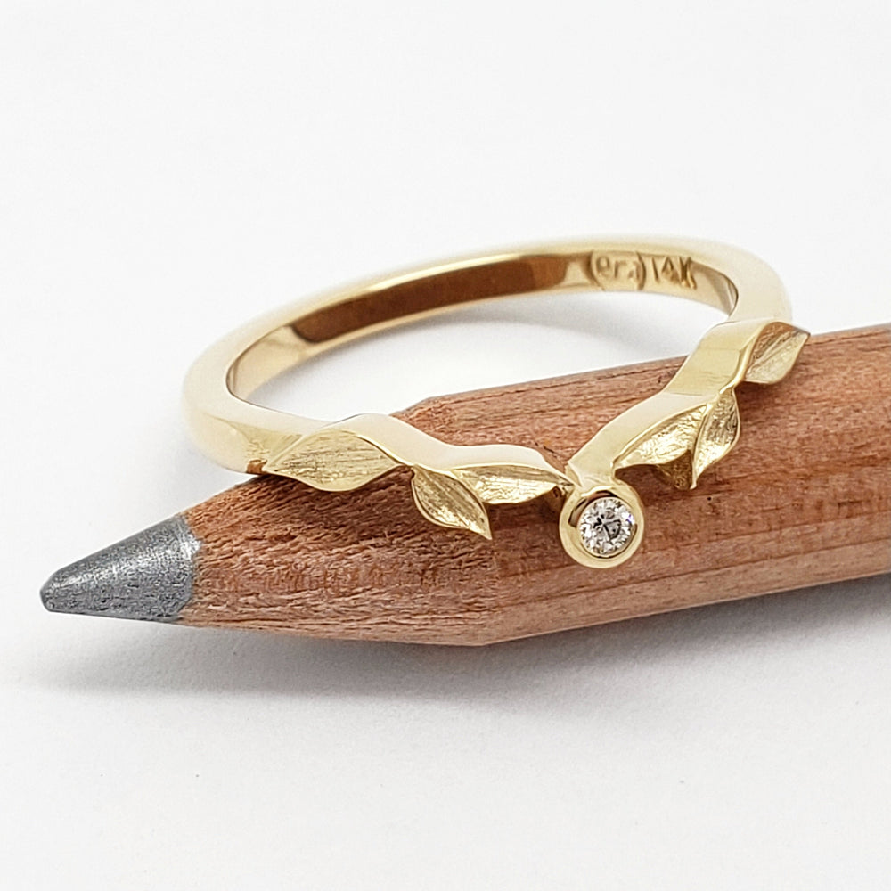 Canadian Diamond Wedding Ring | Era Design Vancouver Canada