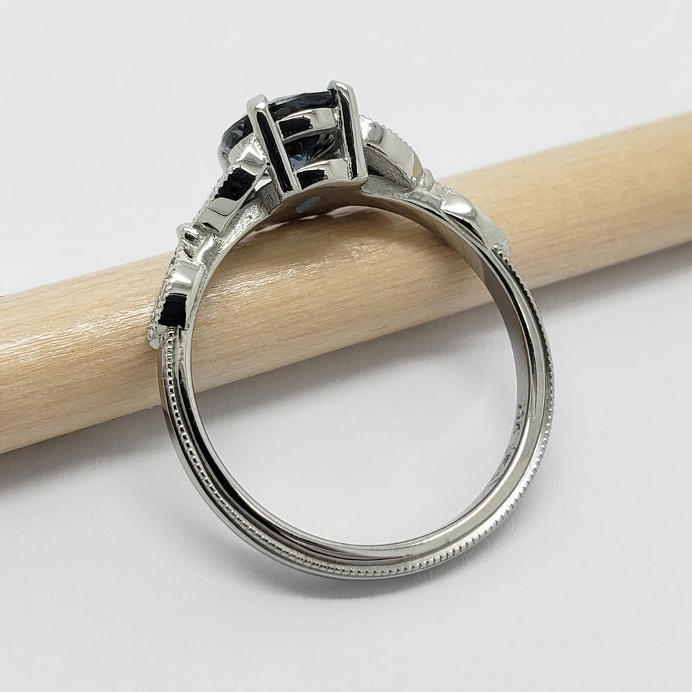 Australian Sapphire Engagement Ring | Era Design Vancouver Canada