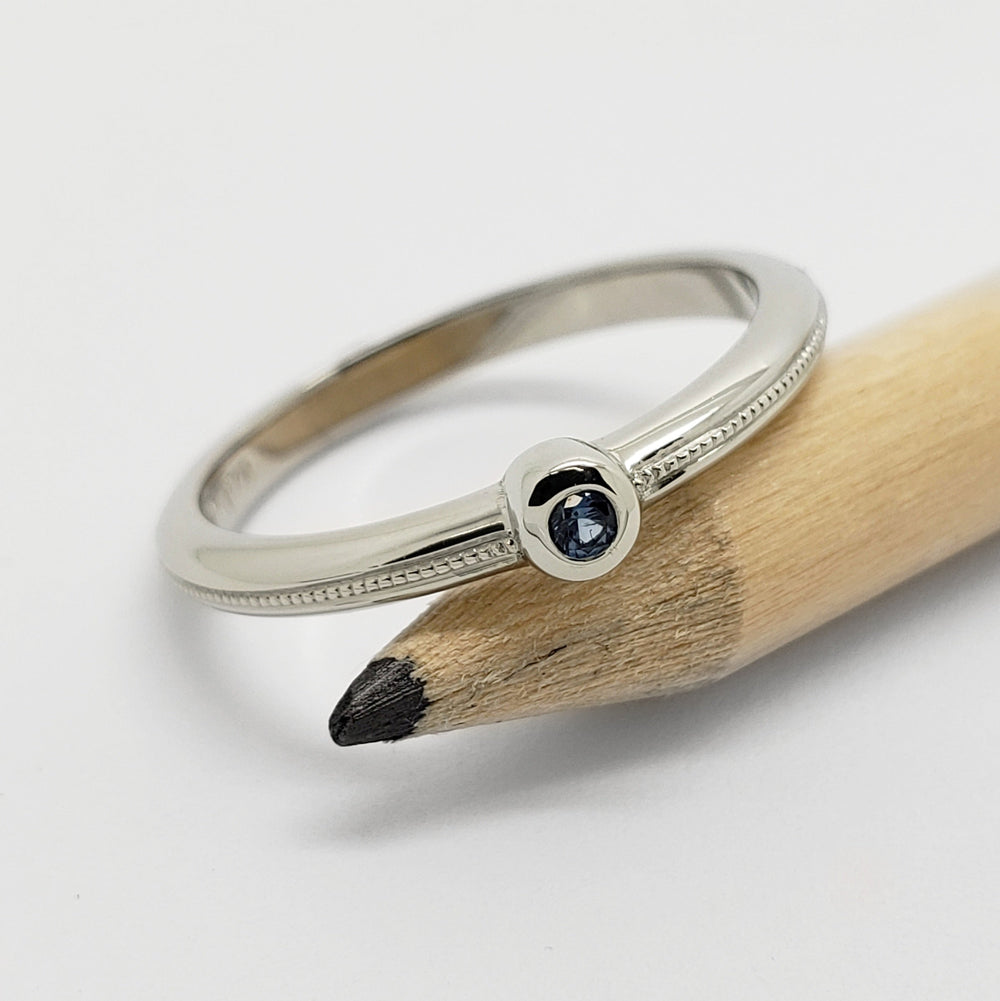 Sapphire Engagement Ring | Era Design Vancouver Canada