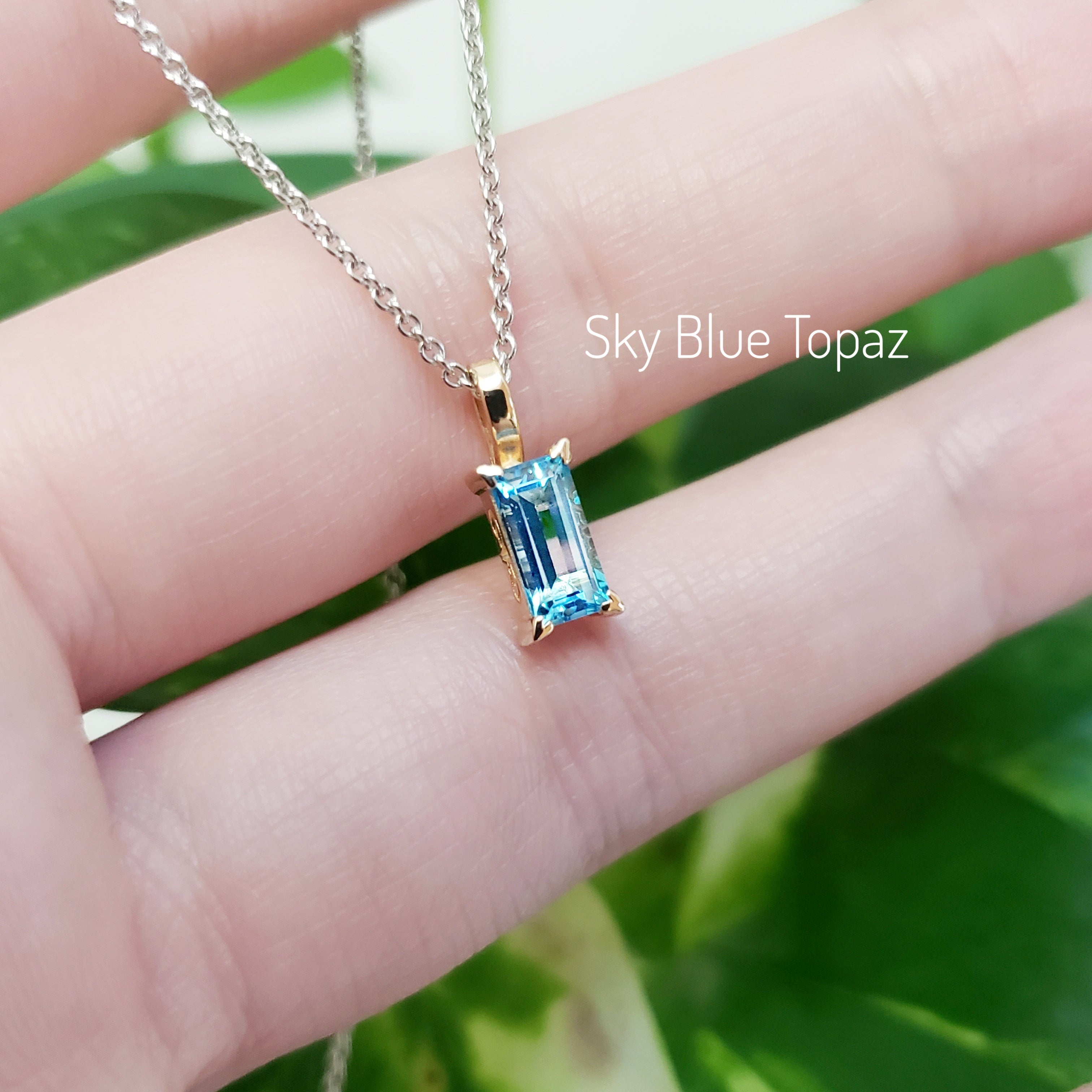 Yellow Gold Topaz Pendant Era Design Vancouver Canada