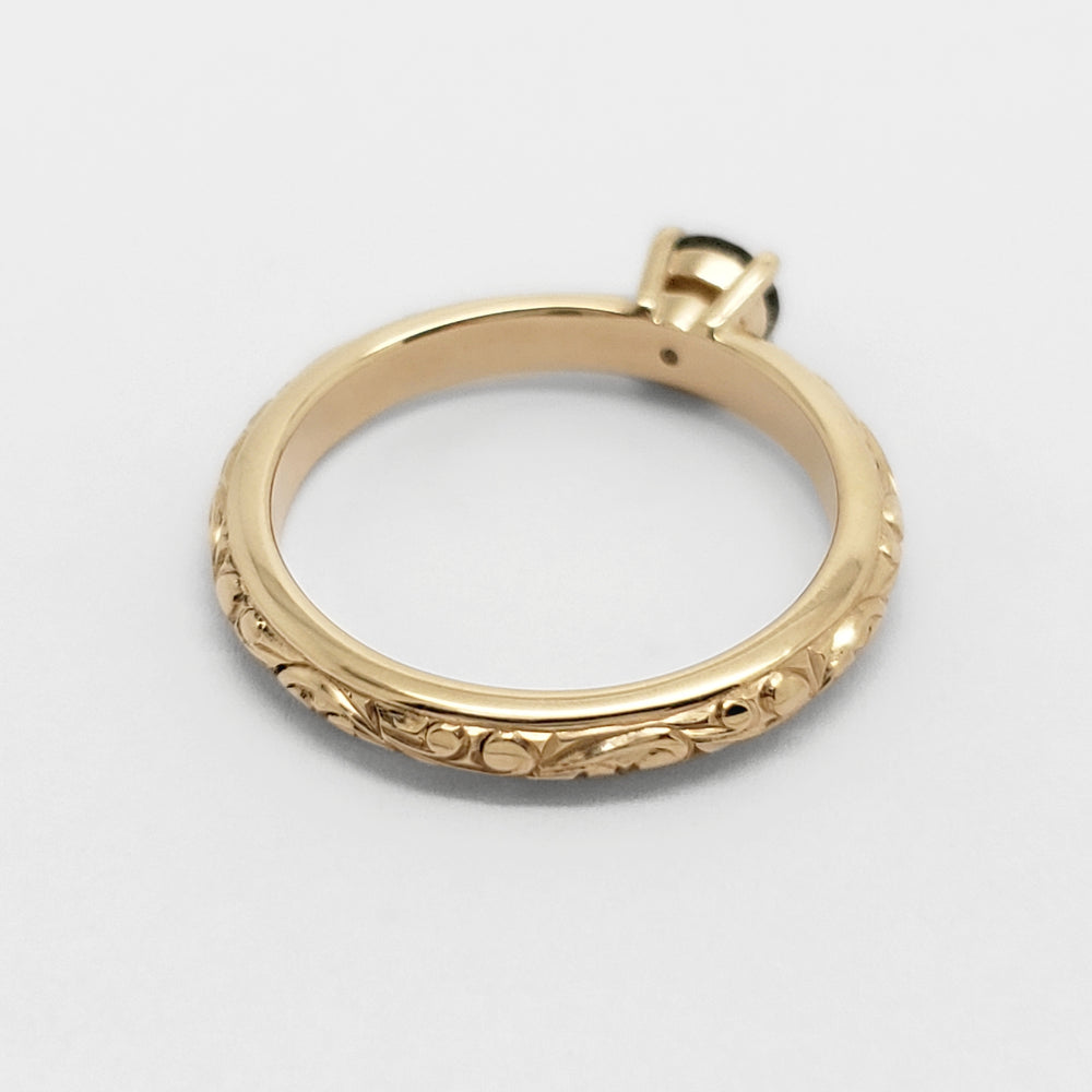 Montana Sapphire Engagement Ring | Era Design Vancouver Canada