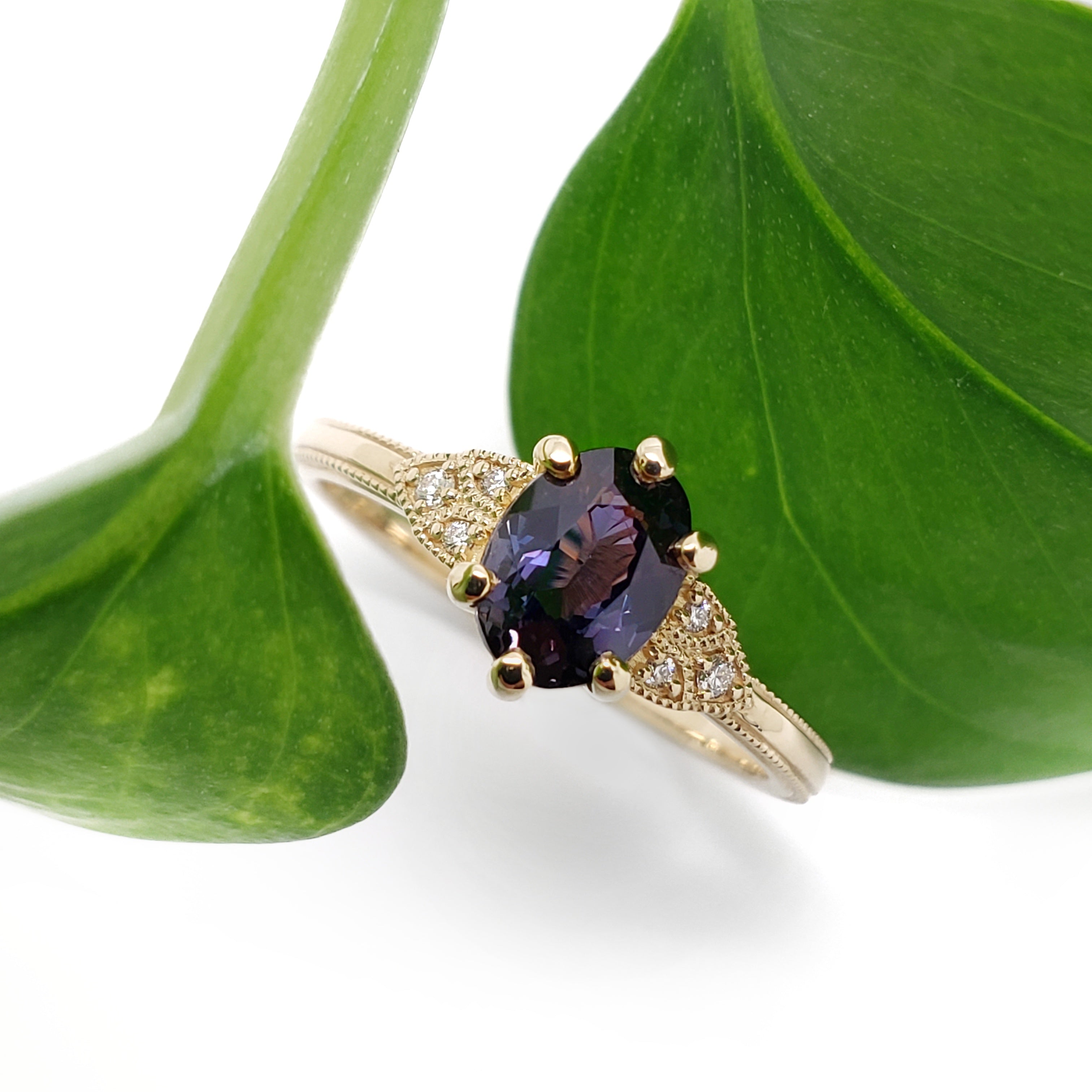 Sapphire Engagement Ring | Era Design Vancouver Canada