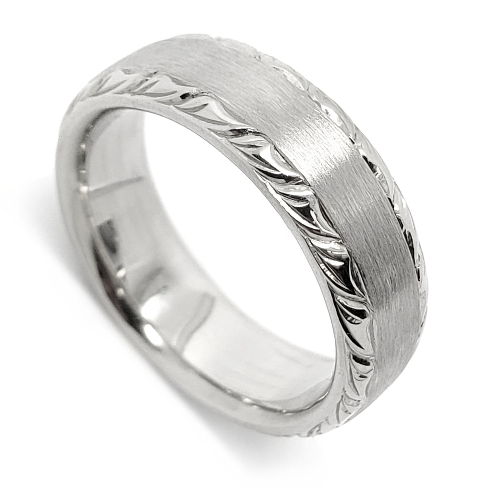 White Gold Wedding Ring | Era Design Vancouver Canada