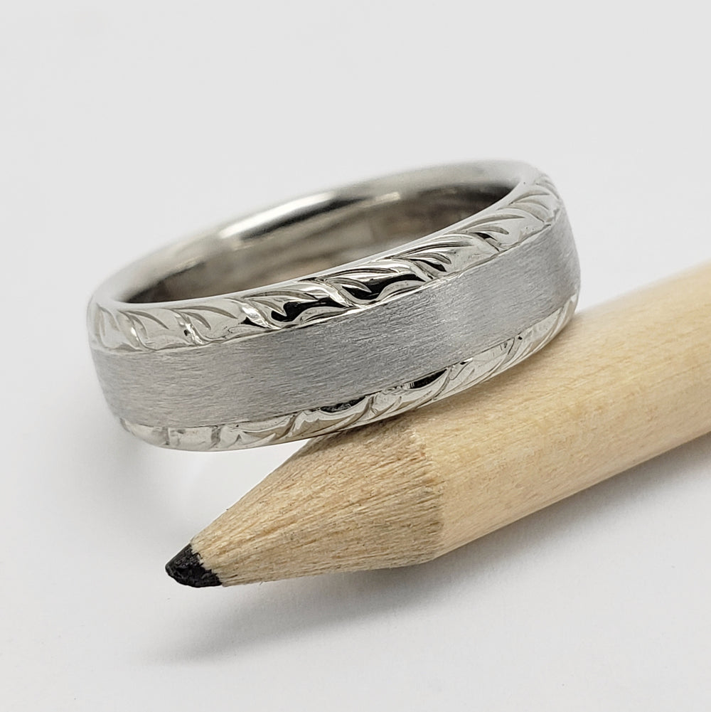 White Gold Wedding Ring | Era Design Vancouver Canada