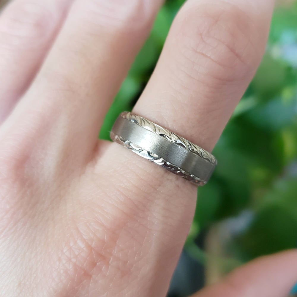 White Gold Wedding Ring | Era Design Vancouver Canada