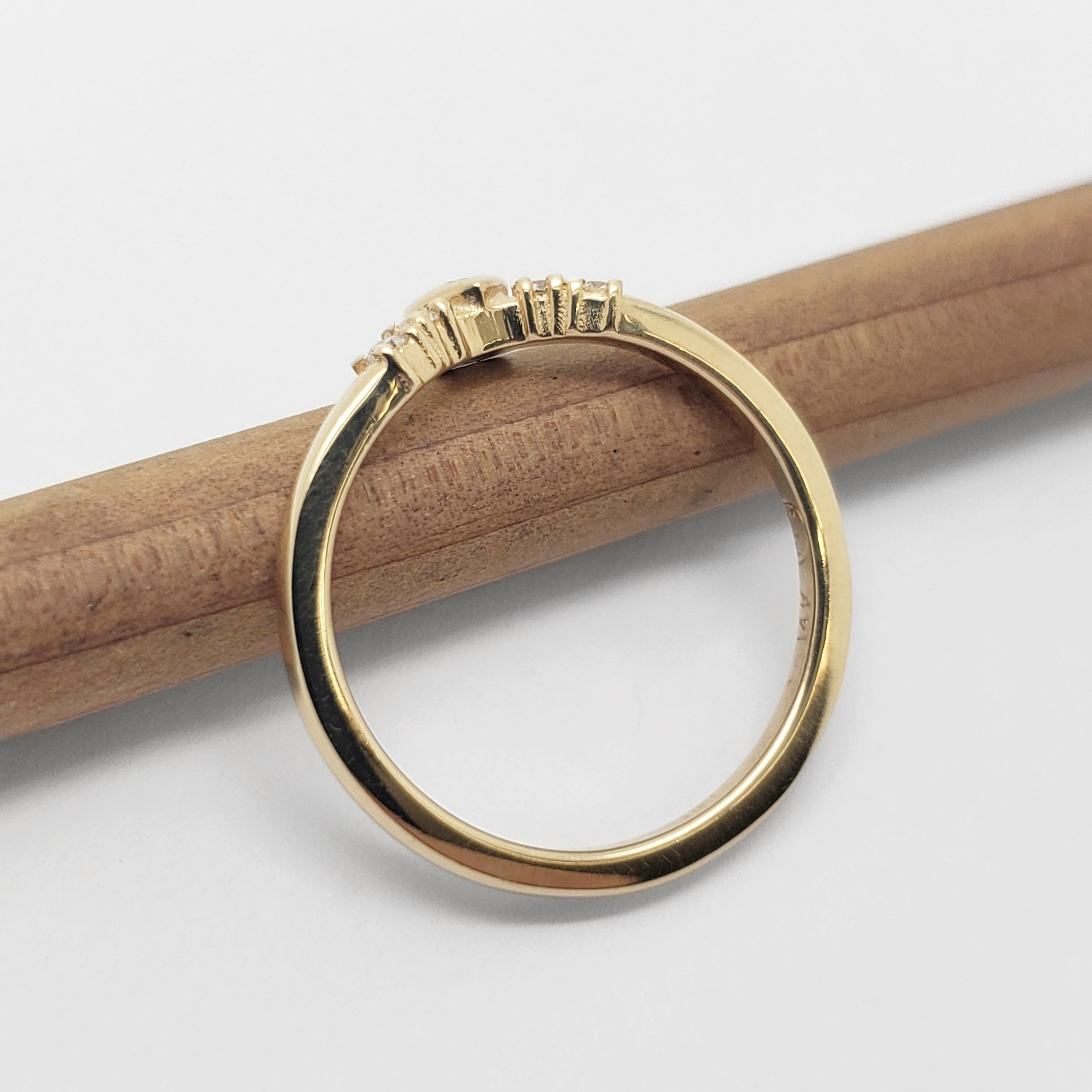 Champagne Diamond Wedding Ring | Era Design Vancouver Canada
