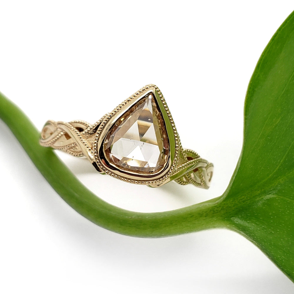 Rose Cut Diamond Engagement Ring | Era Design Vancouver Canada