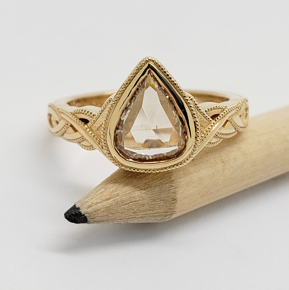 Rose Cut Diamond Engagement Ring | Era Design Vancouver Canada