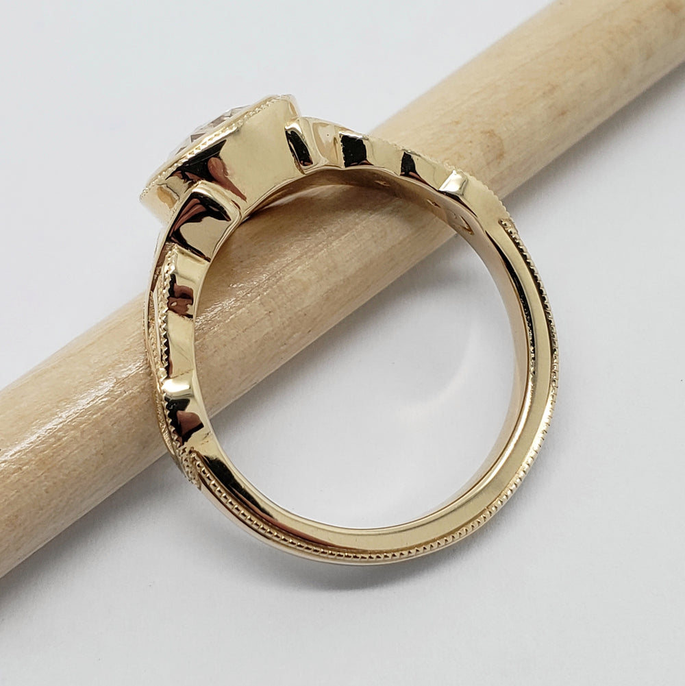 Rose Cut Diamond Engagement Ring | Era Design Vancouver Canada