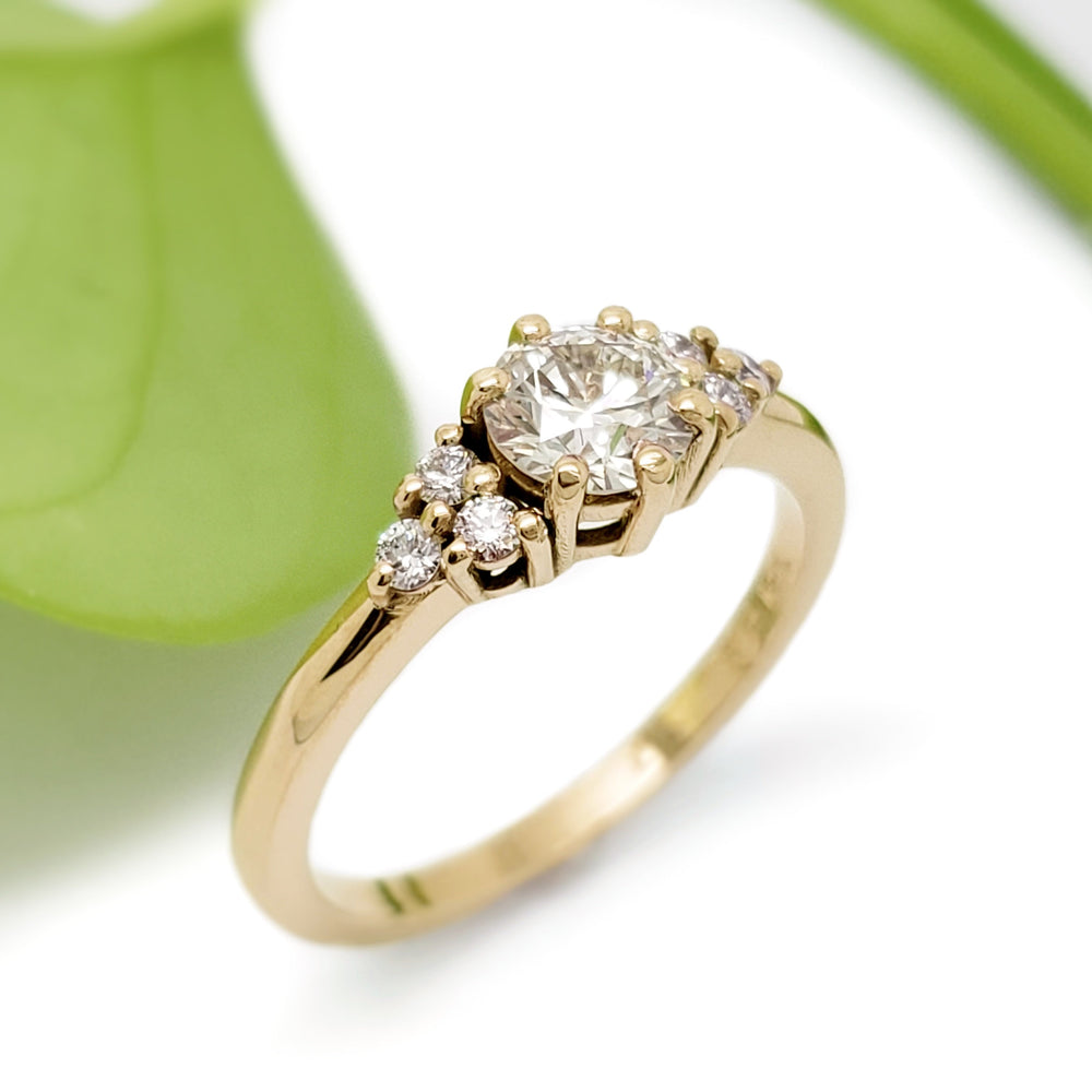 Lab Diamond Engagement Ring | Era Design Vancouver Canada