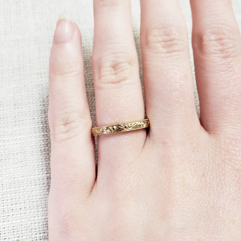 Yellow Gold Wedding Ring | Era Design Vancouver Canada