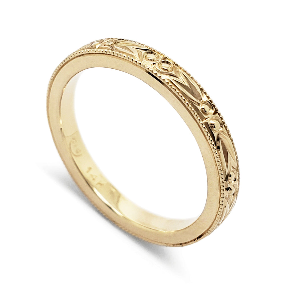 Yellow Gold Wedding Ring | Era Design Vancouver Canada