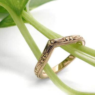 Hand Engraved Wedding Ring | Era Design Vancouver Canada