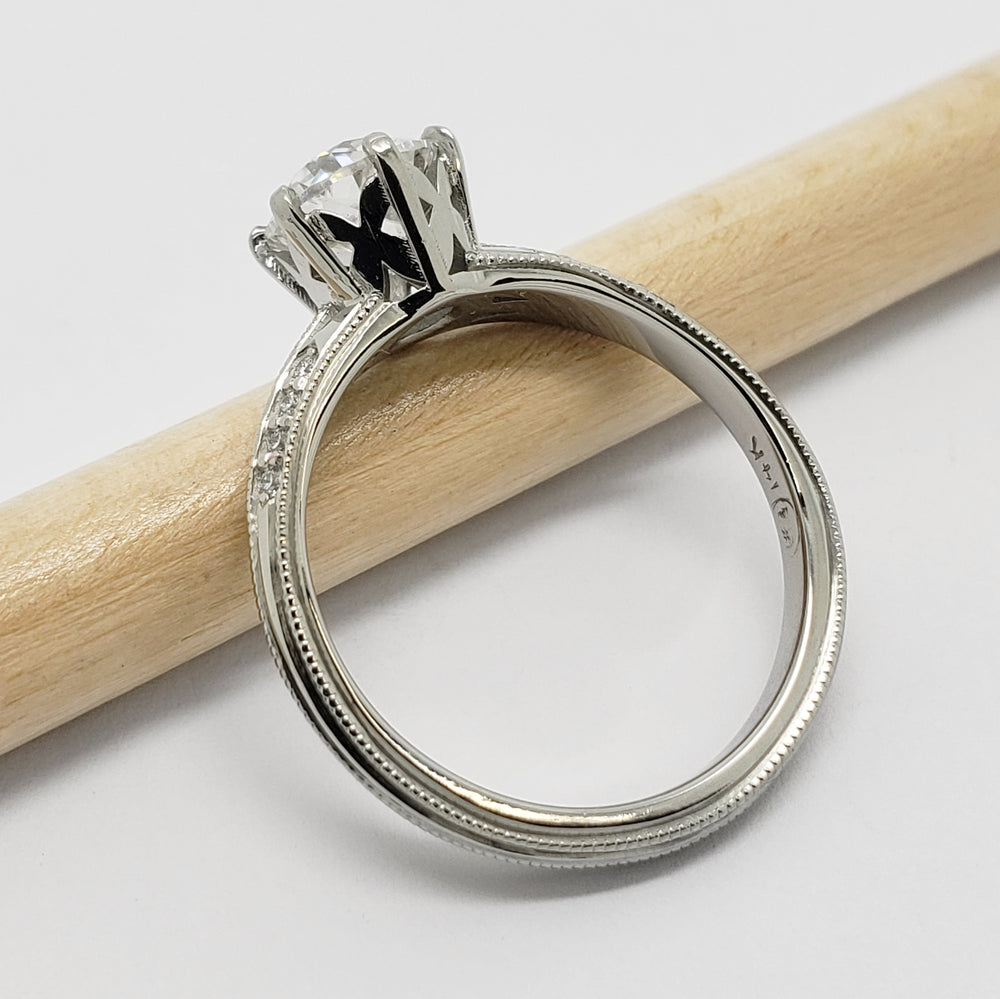 Moissanite Engagement Ring | Era Design Vancouver Canada