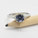Spinel and Diamond Engagement Ring | Era Design Vancouver Canada
