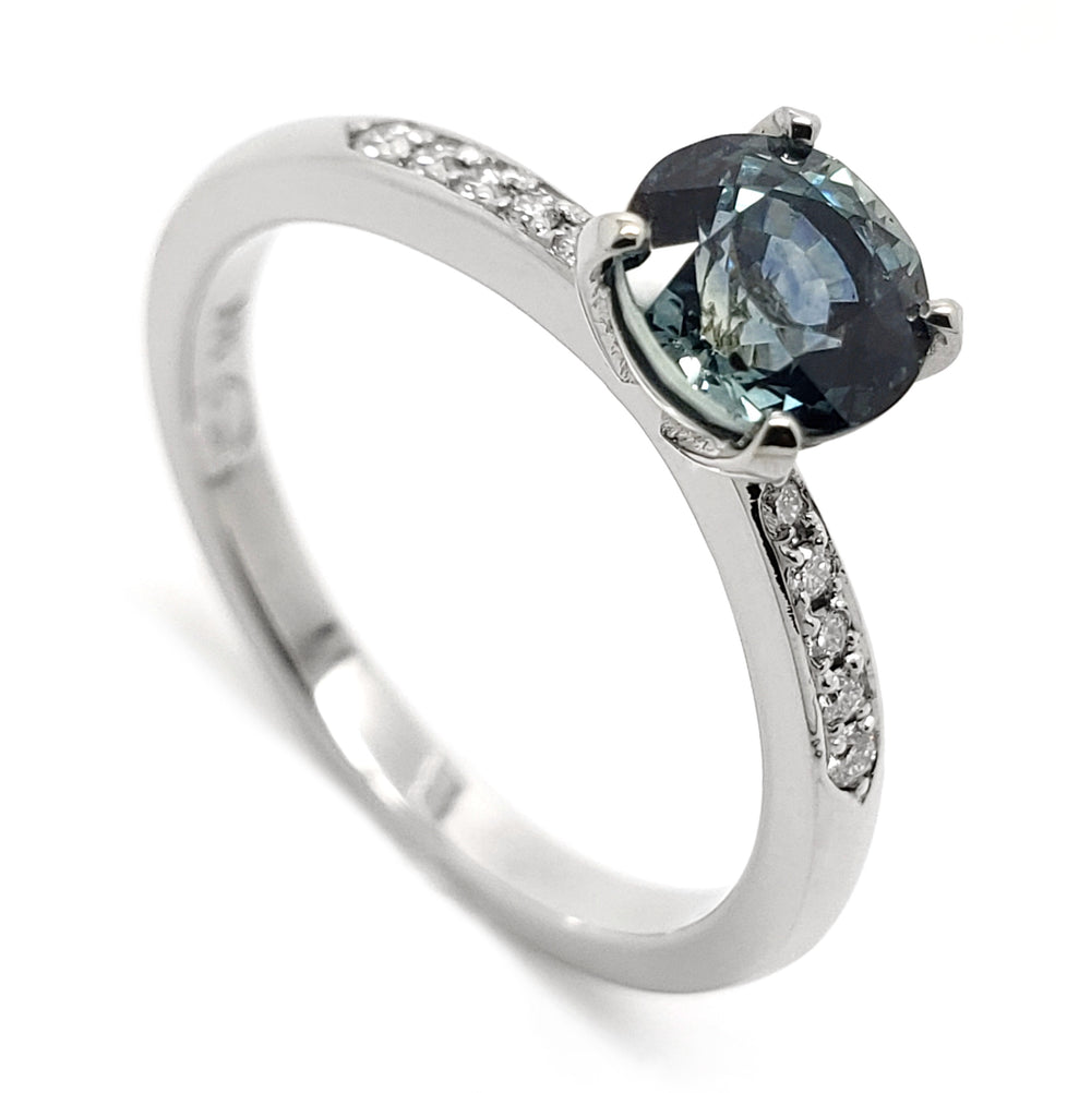 Montana Sapphire Engagement Ring | Era Design Vancouver Canada