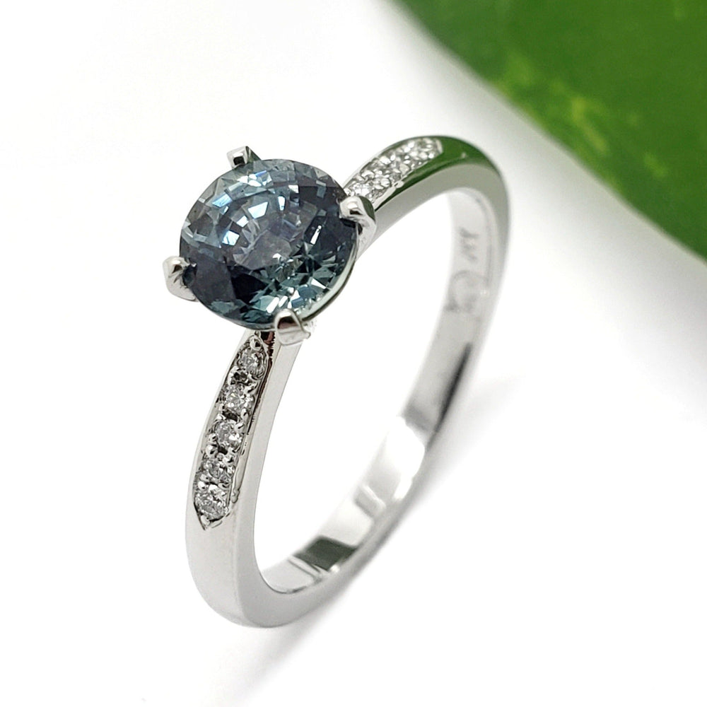Montana Sapphire Engagement Ring | Era Design Vancouver Canada