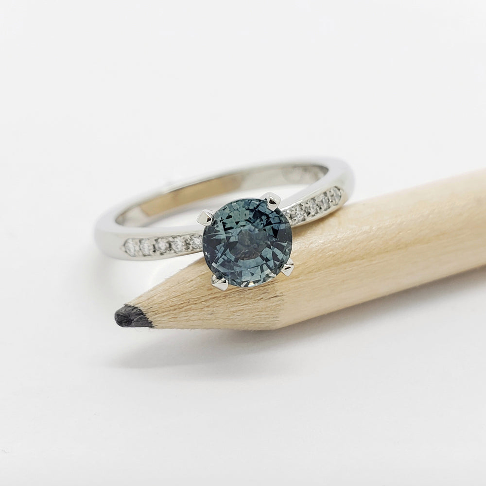 Montana Sapphire Engagement Ring | Era Design Vancouver Canada