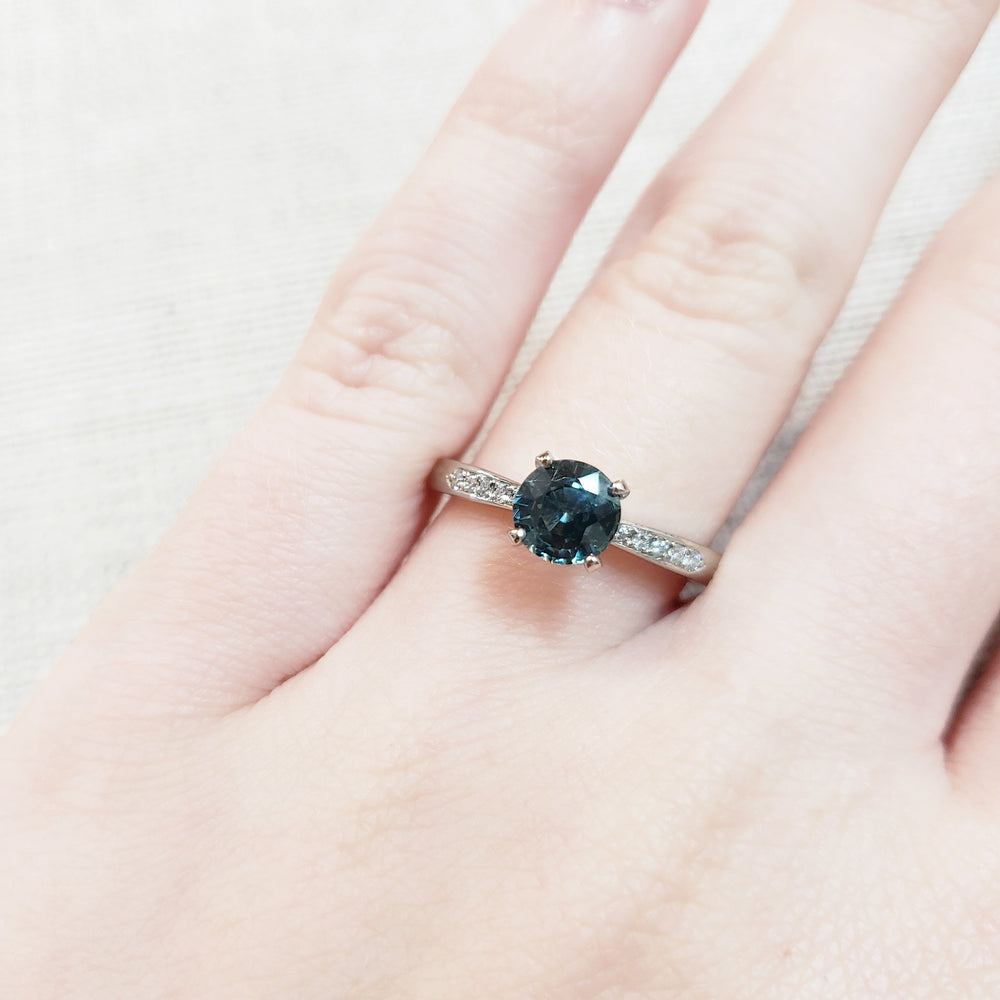 Montana Sapphire Engagement Ring | Era Design Vancouver Canada
