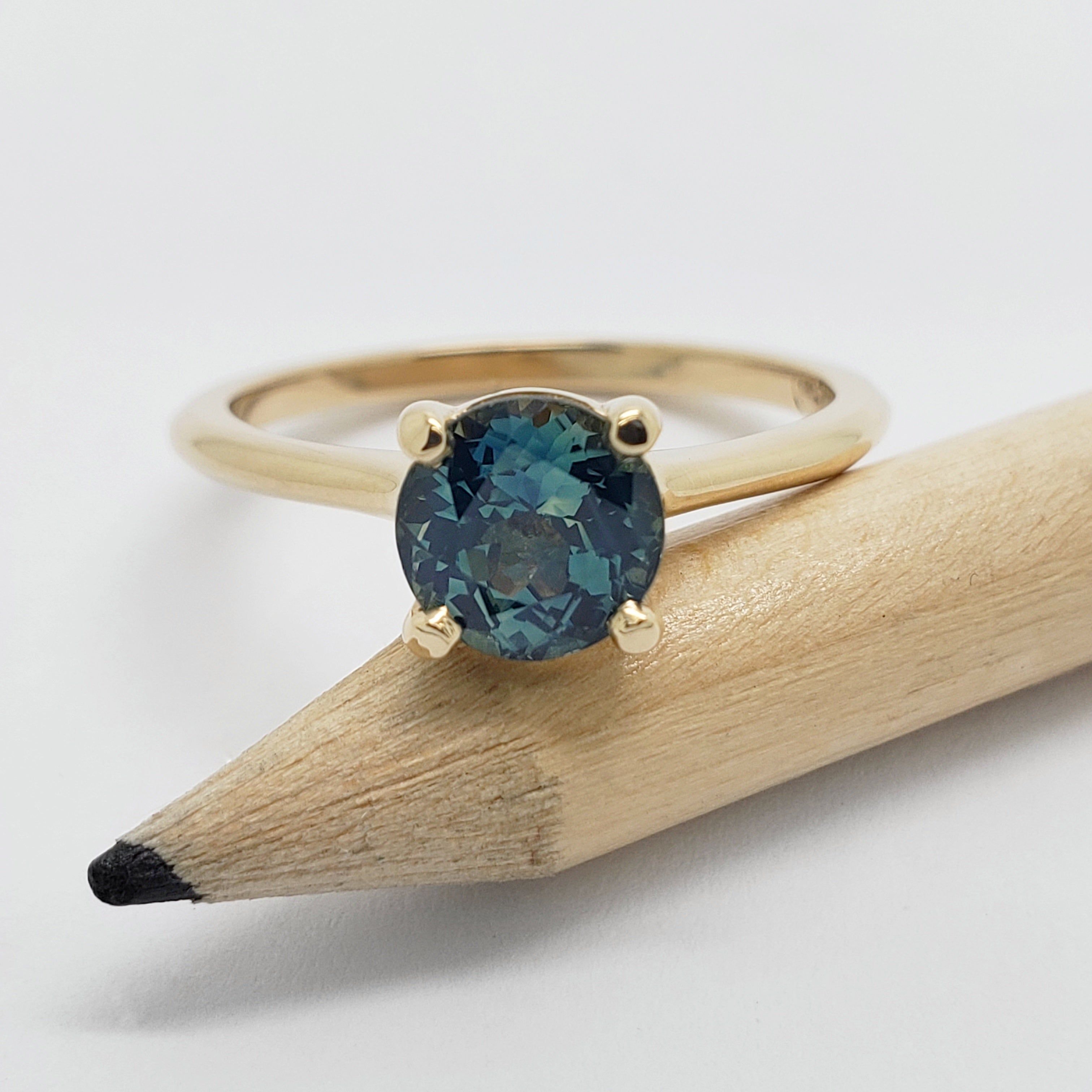 Australian Sapphire Engagement Ring | Era Design Vancouver Canada