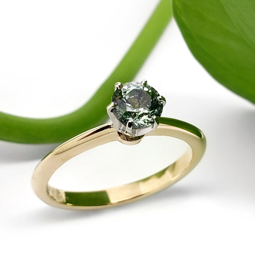 Montana Sapphire Engagement Ring | Era Design Vancouver Canada