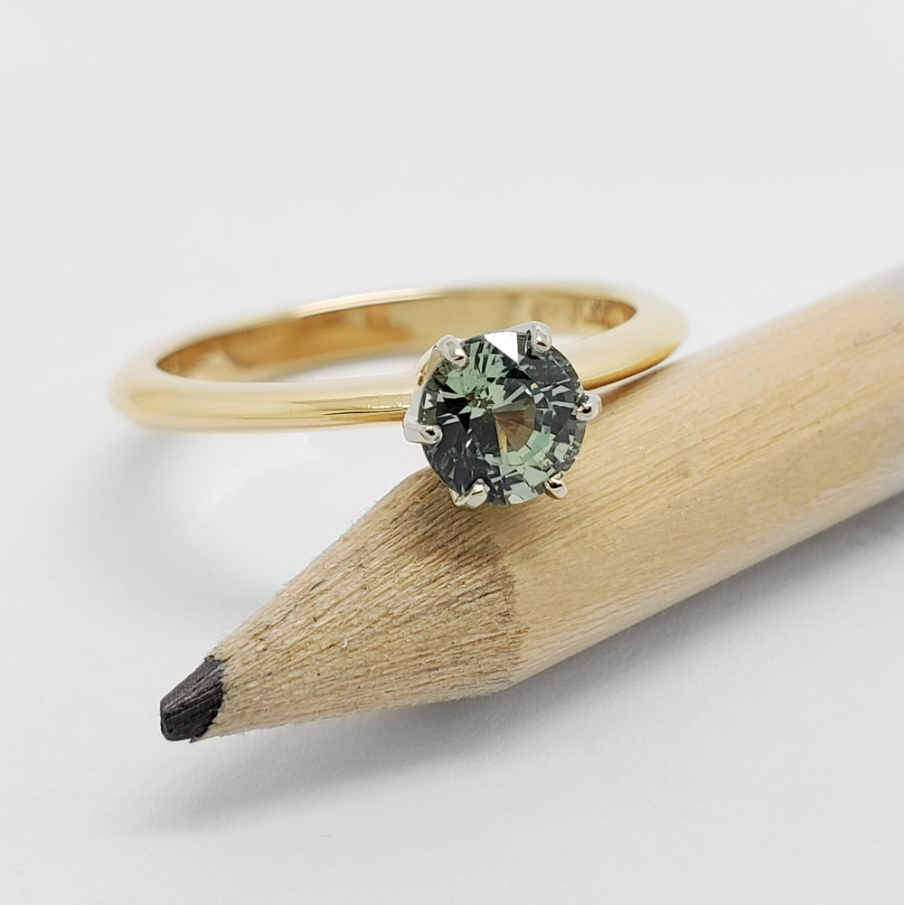 Montana Sapphire Engagement Ring | Era Design Vancouver Canada