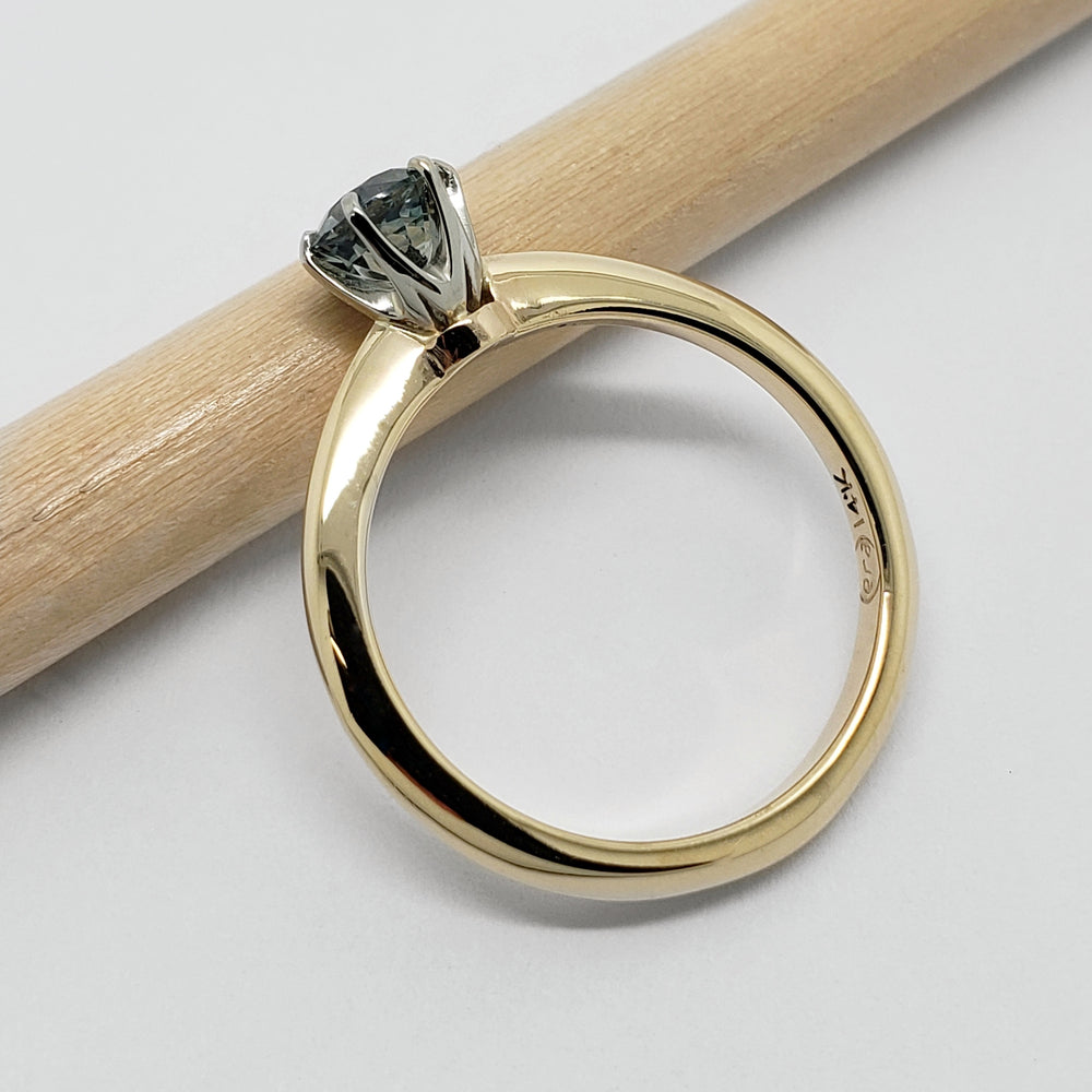 Montana Sapphire Engagement Ring | Era Design Vancouver Canada