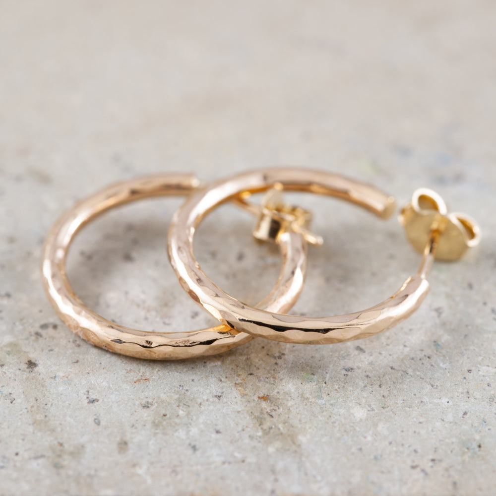 Yellow Gold Hoops | Era Design Vancouver Canada