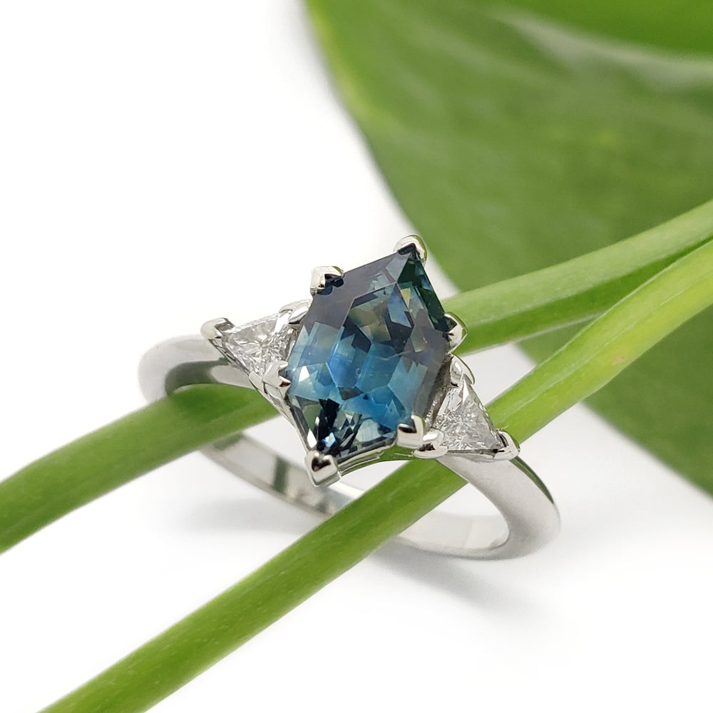 Montana Sapphire Engagement Ring | Era Design Vancouver Canada