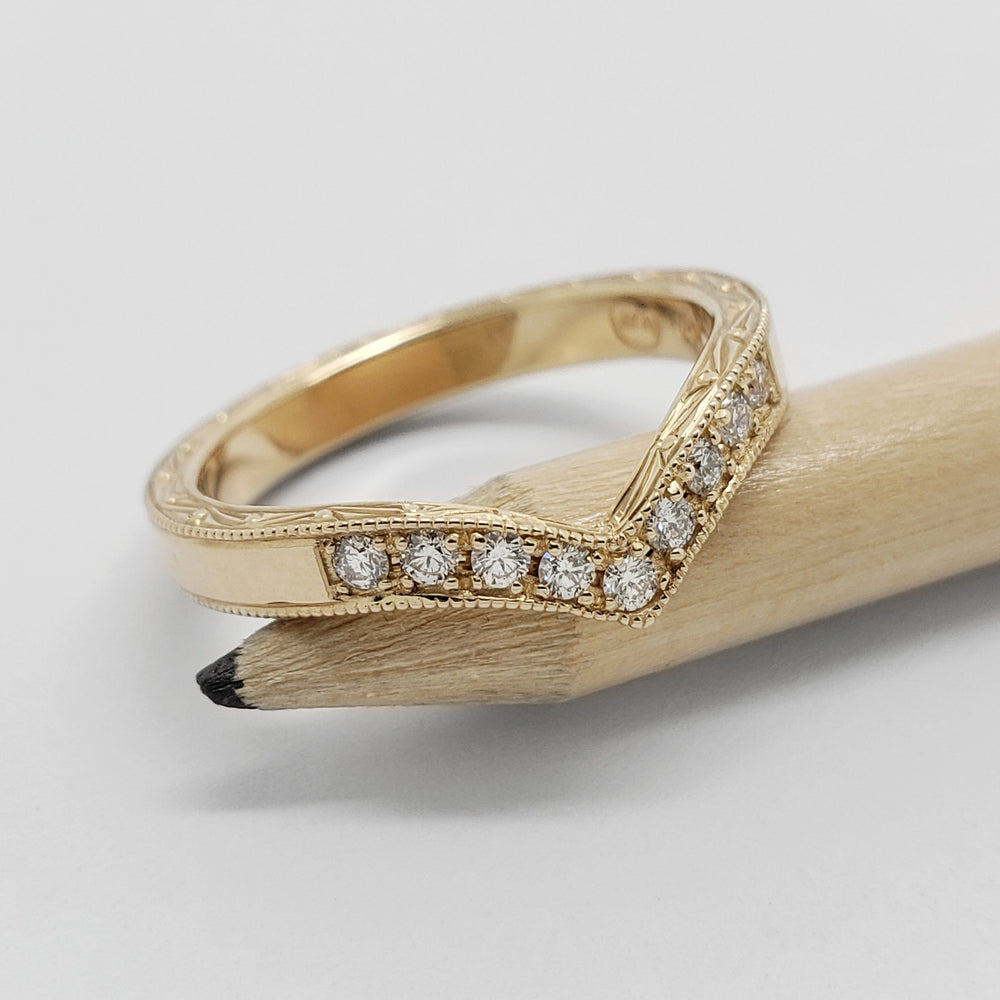 Canadian Diamond Wedding Ring | Era Design Vancouver Canada