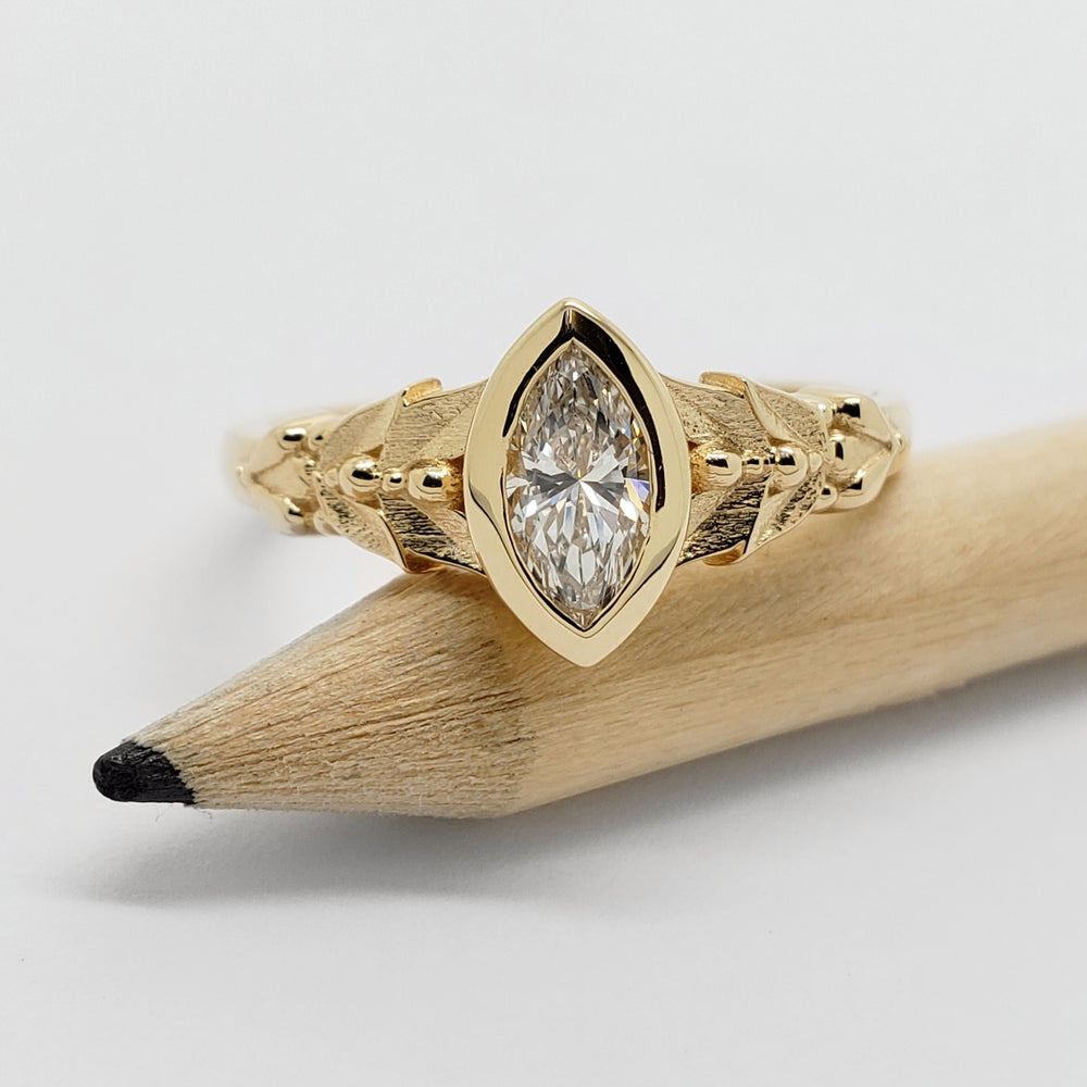 Lab Diamond Engagement Ring | Era Design Vancouver Canada