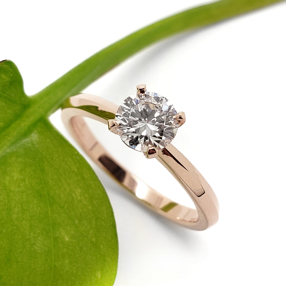 Lab Diamond Engagement Ring | Era Design Vancouver Canada
