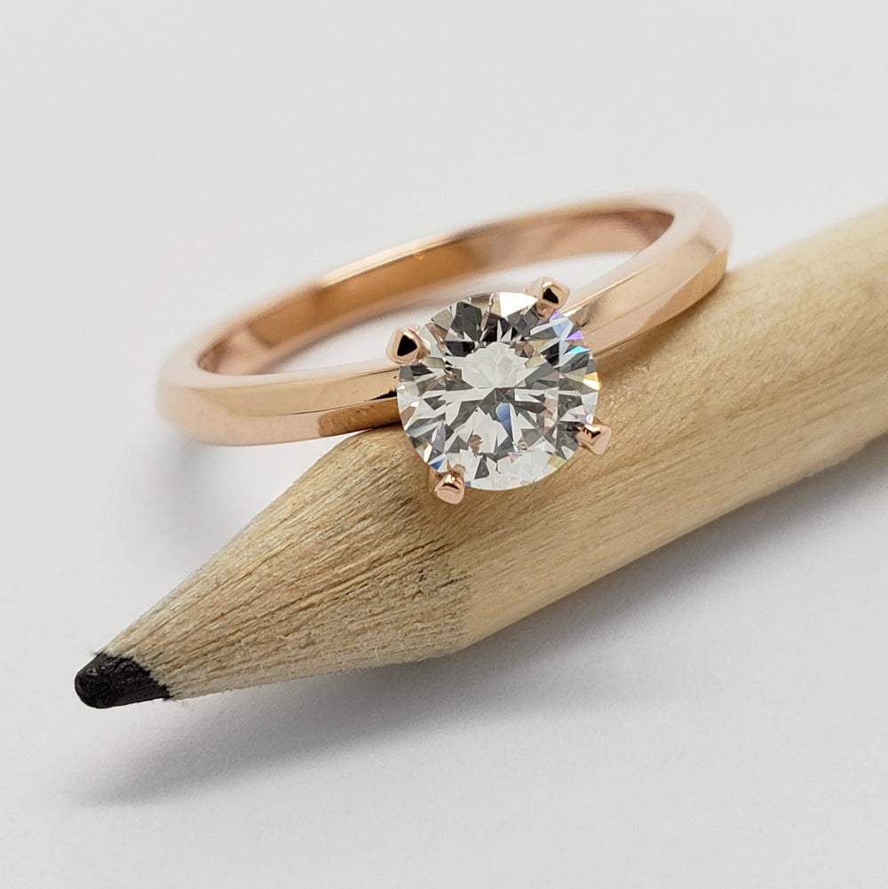 Lab Diamond Engagement Ring | Era Design Vancouver Canada