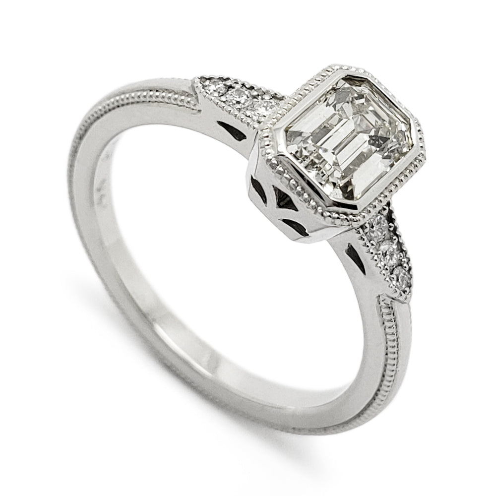 Lab Diamond Engagement Ring | Era Design Vancouver Canada