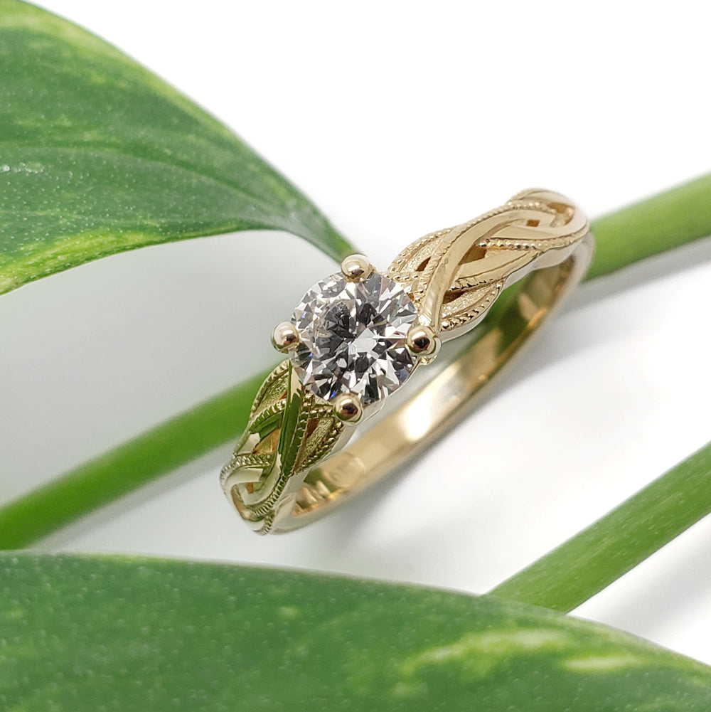 Lab Diamond Engagement Ring | Era Design Vancouver Canada