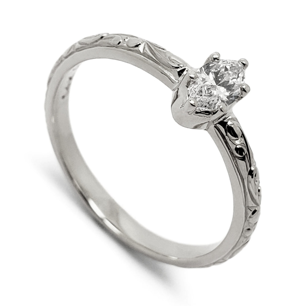 Lab Grown Diamond Engagement Ring | Era Design Vancouver Canada